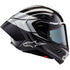 Casco ALPINESTARS Supertech R10 Element Black Carbon / Silver / Black